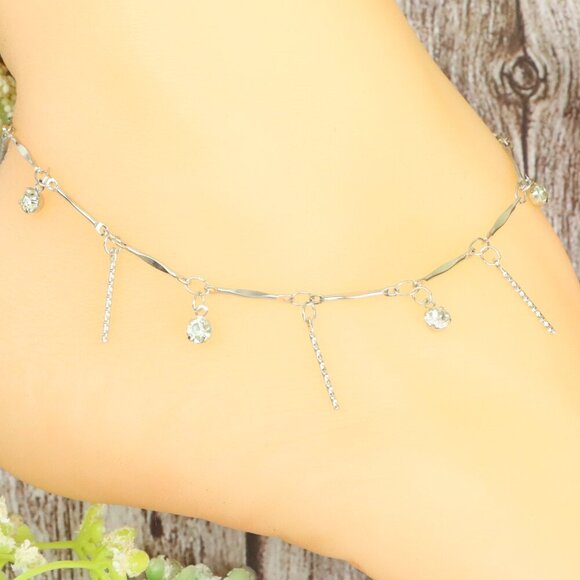"Dainty Anklet for Women – Elegant Everyday Jewelry & Perfect Gift | MLCRC1085 - Picture 1 of 10